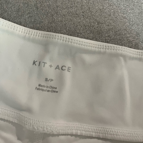 [S]Kit+Ace Corsica A-Line White Tennis Skort Skirt NWOT - Picture 3 of 11